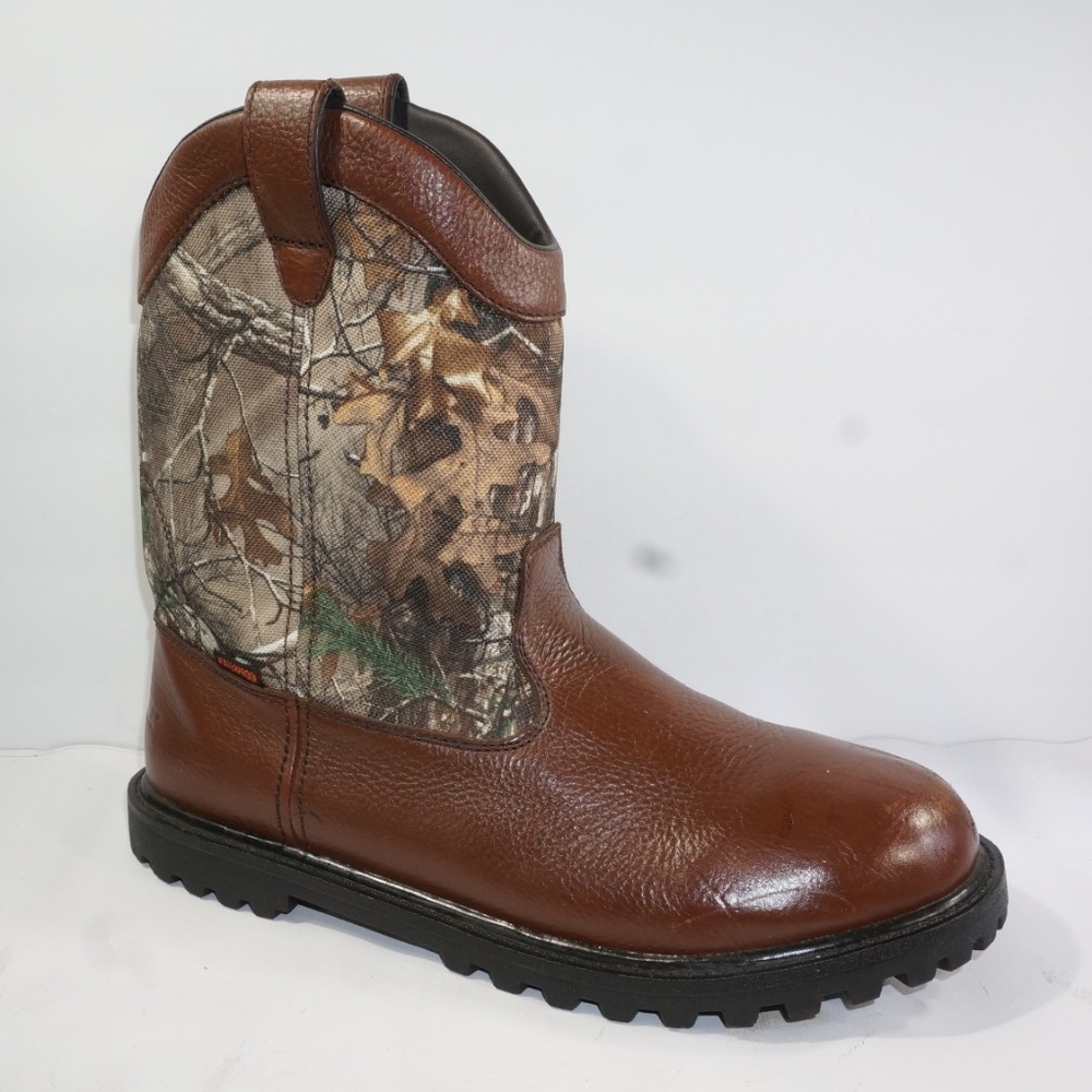 GAME WINNER FS1029 Size 14 Brown Boots Mens R5 D2